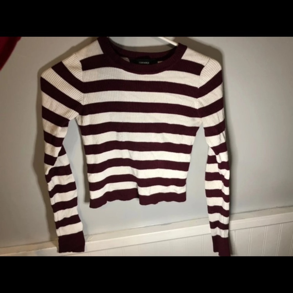 Striped crop top